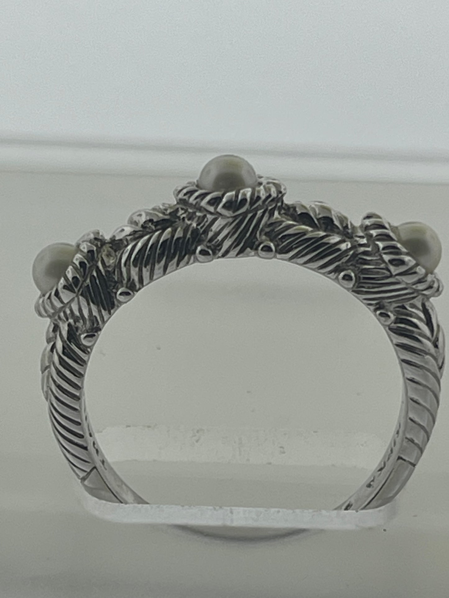 Judith Ripka pearl ring