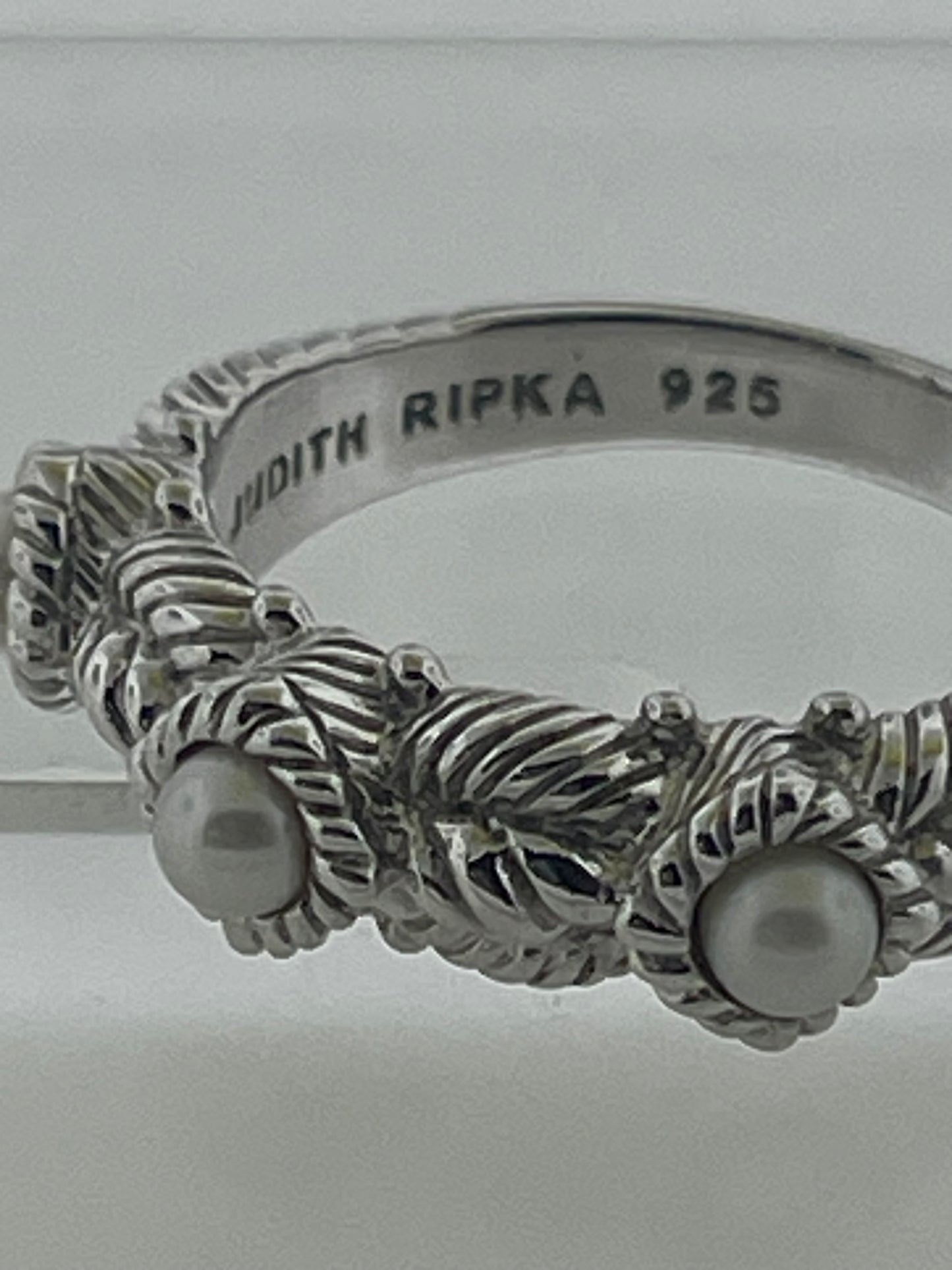 Judith Ripka pearl ring