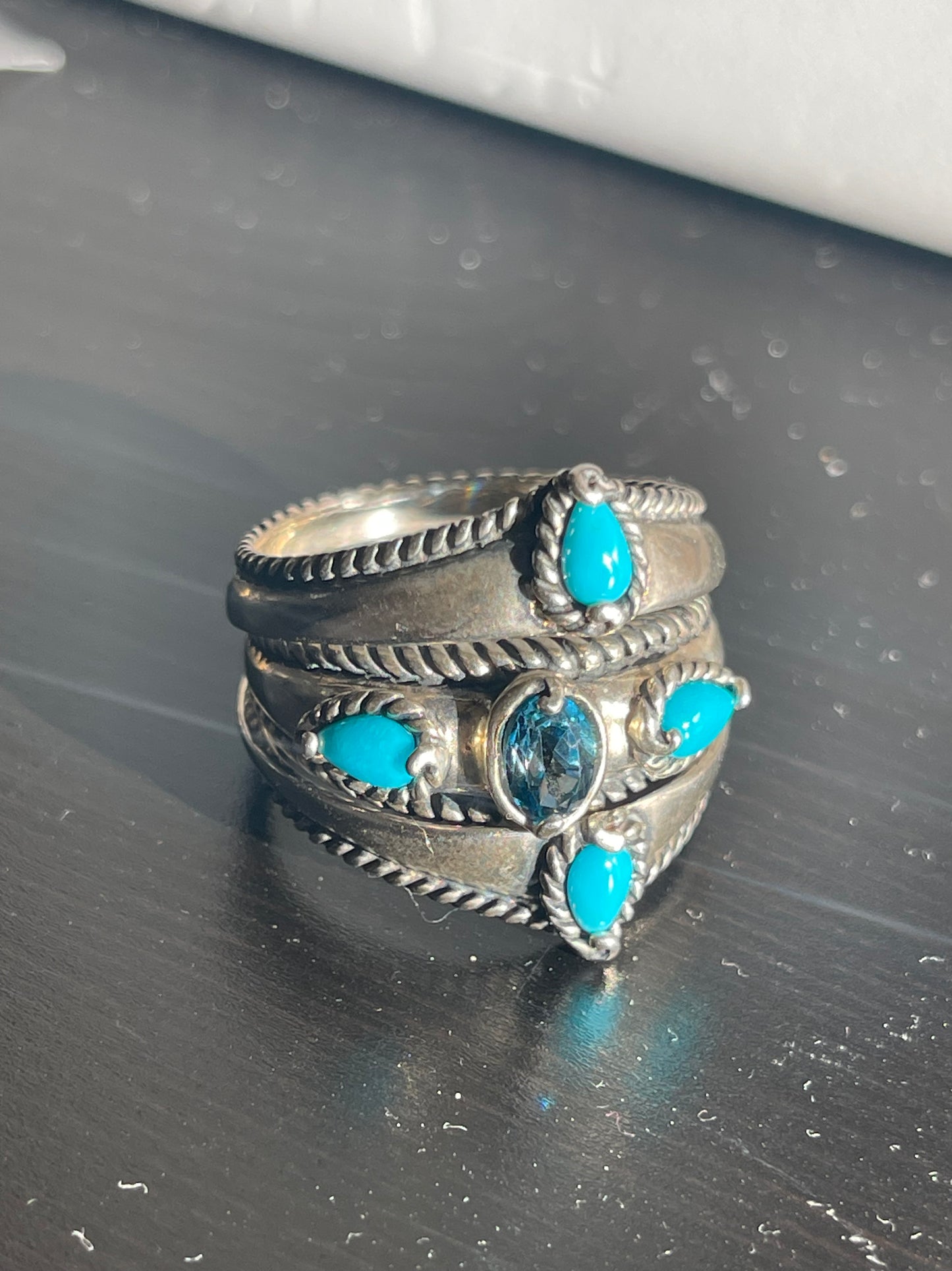 Sterling Silver Ring by Caroline Pollack