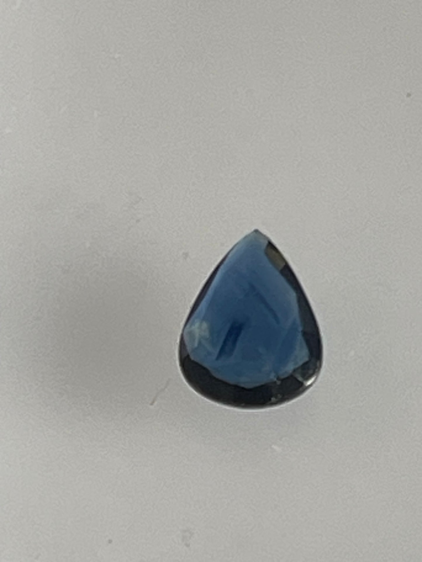 Sapphire pear shape