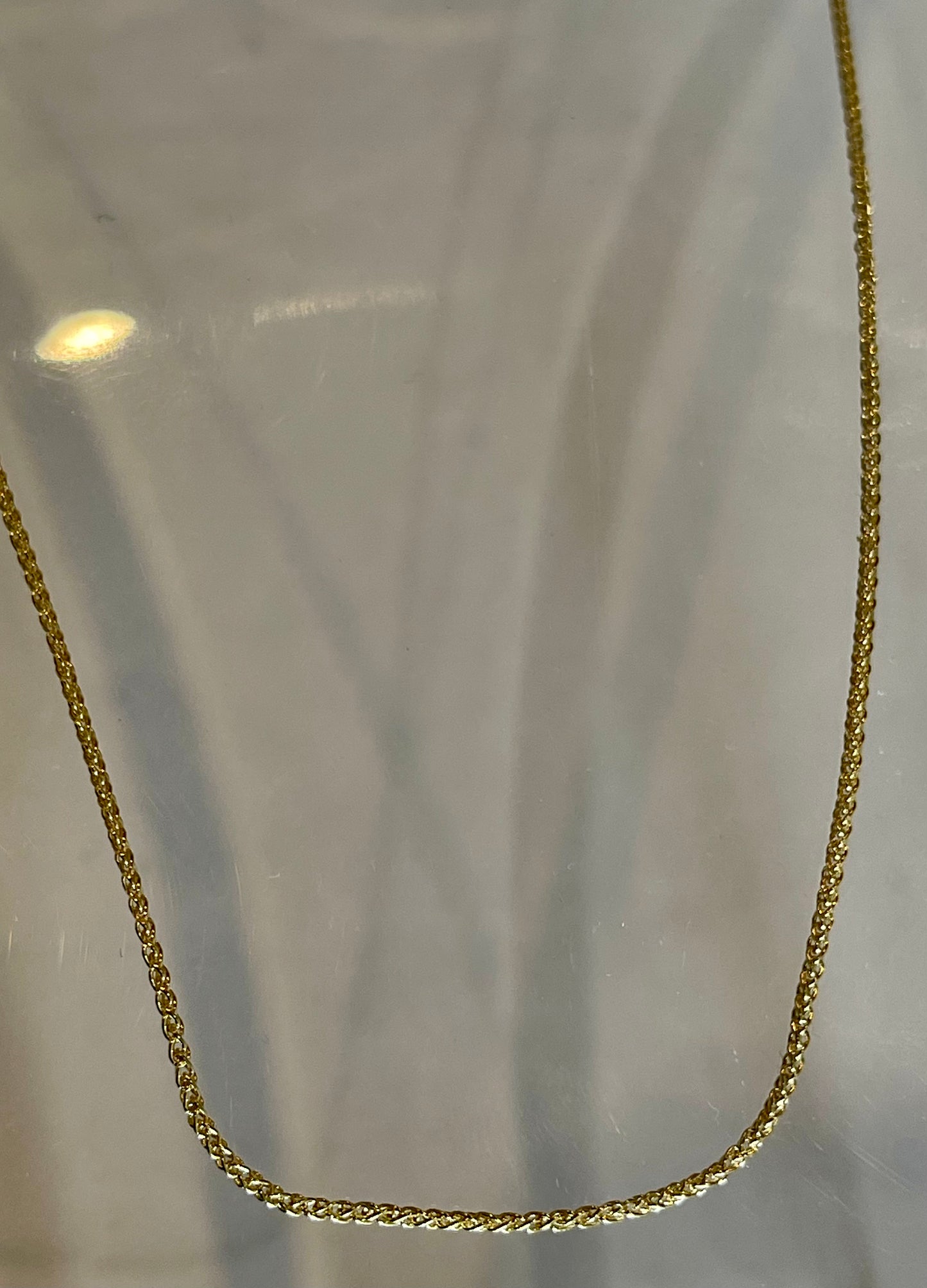 18 inches Spiga wheat chain