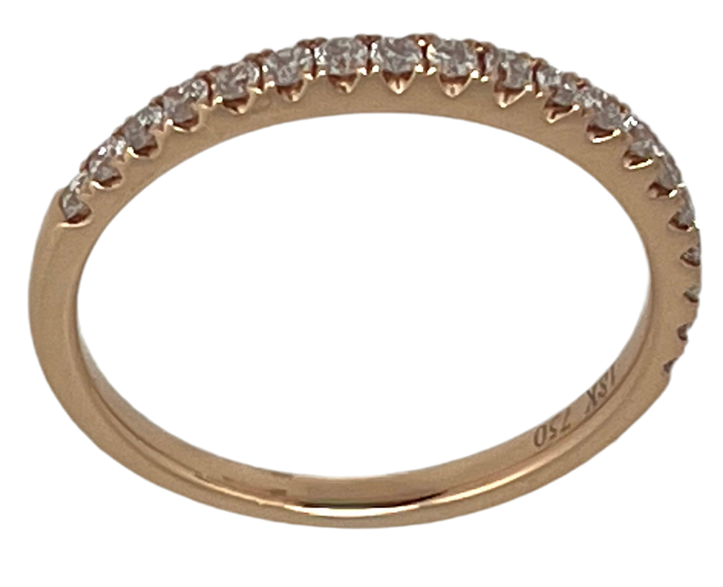 18KR Rose Gold Diamonds Band
