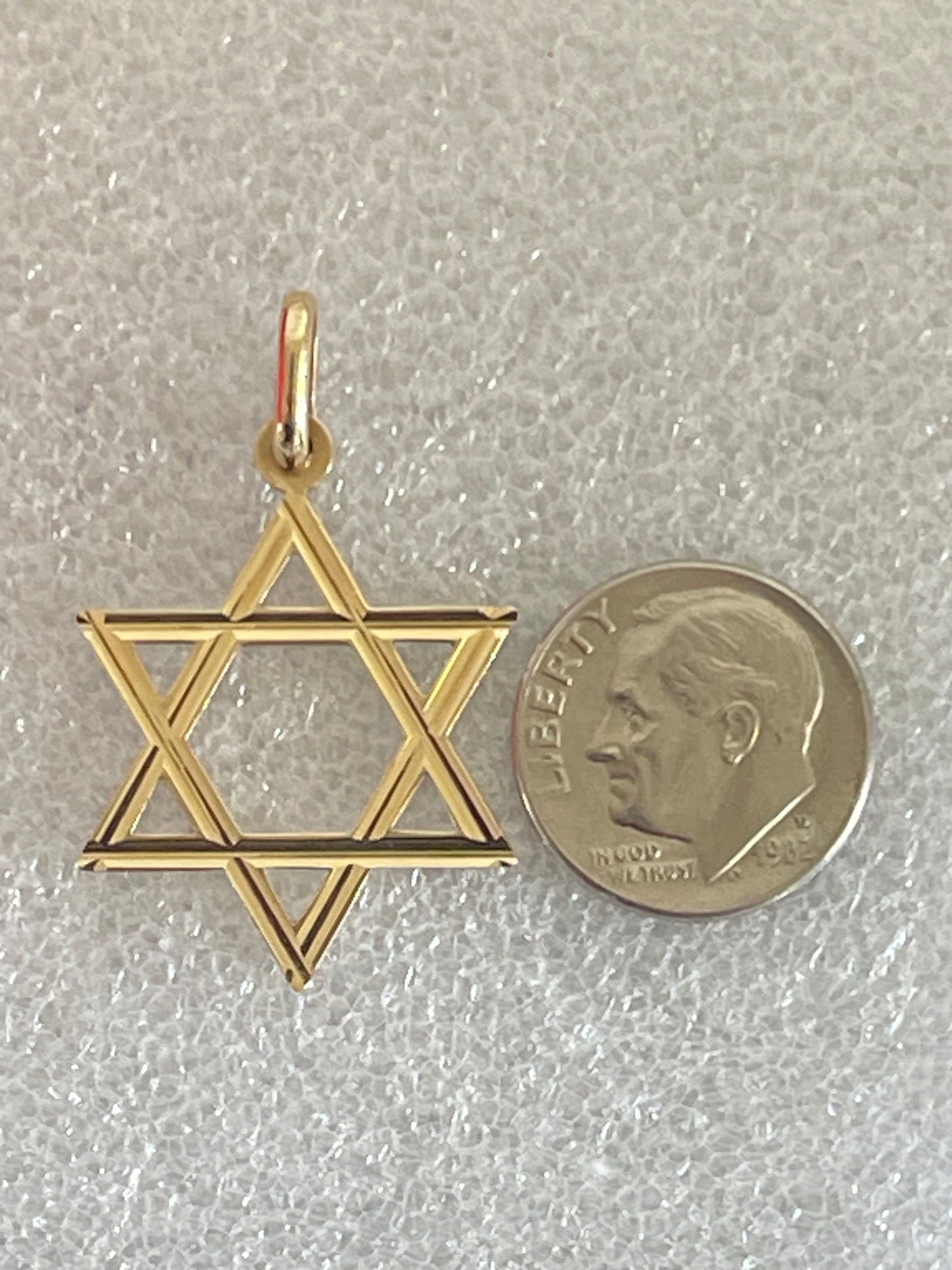 Beautiful Star of David 3/4” size