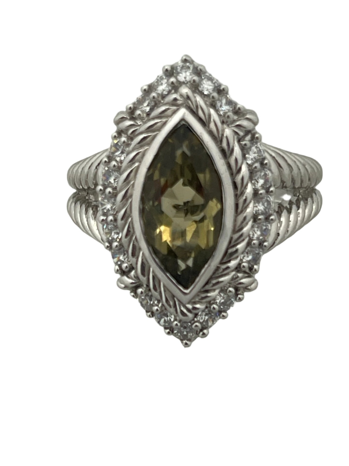 Judith Ripka, silver ring