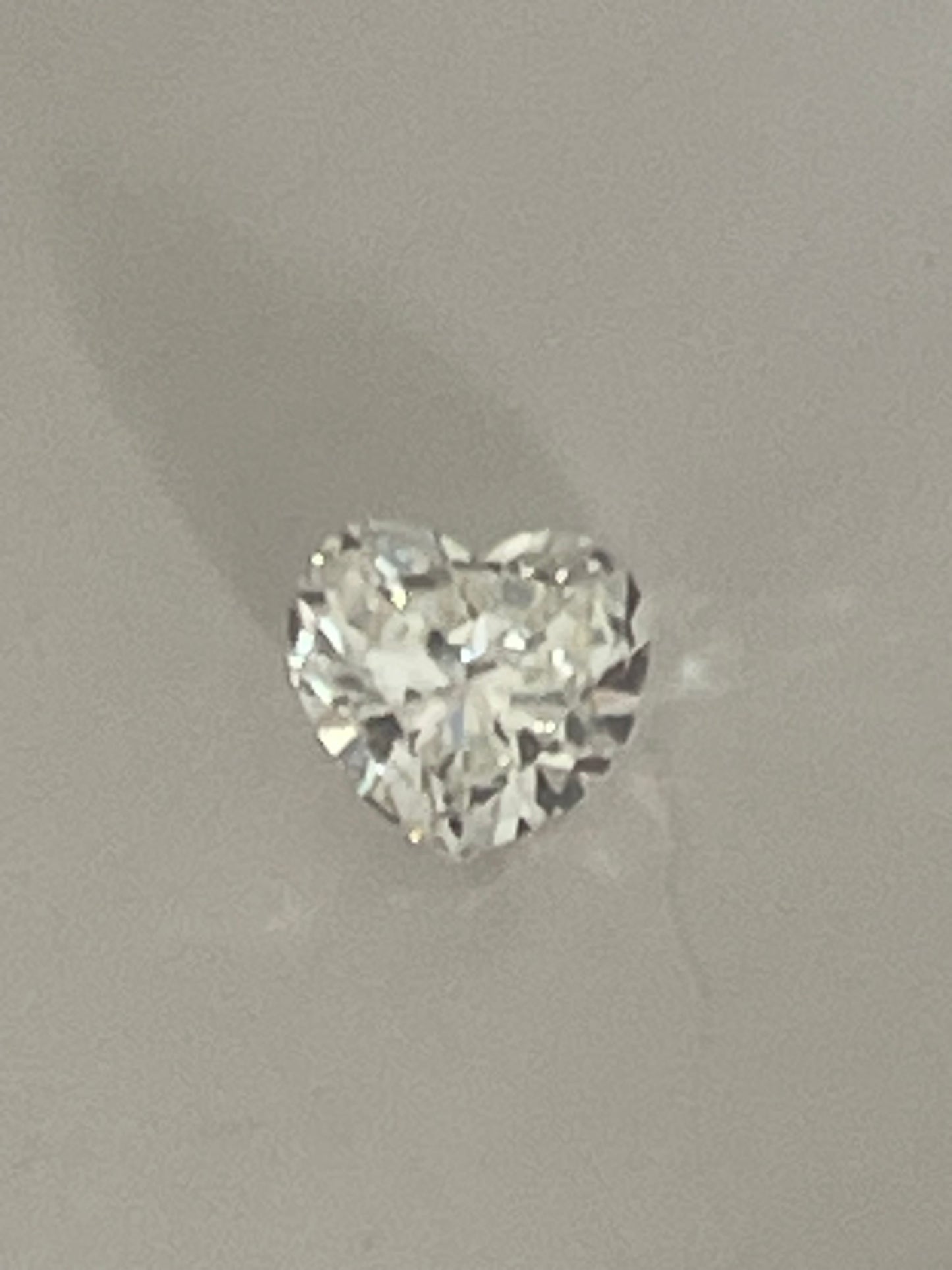0.27 carat Heart shaped Diamond