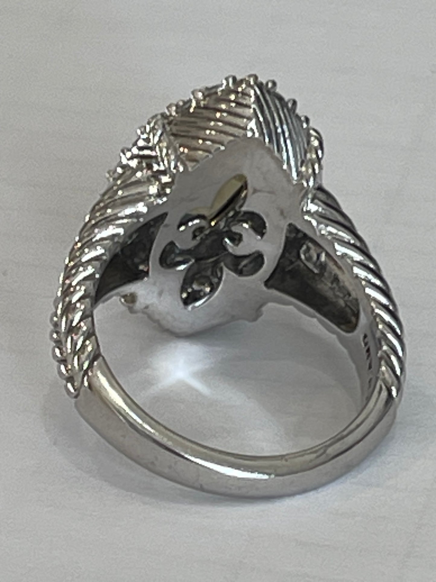 Judith Ripka, silver ring