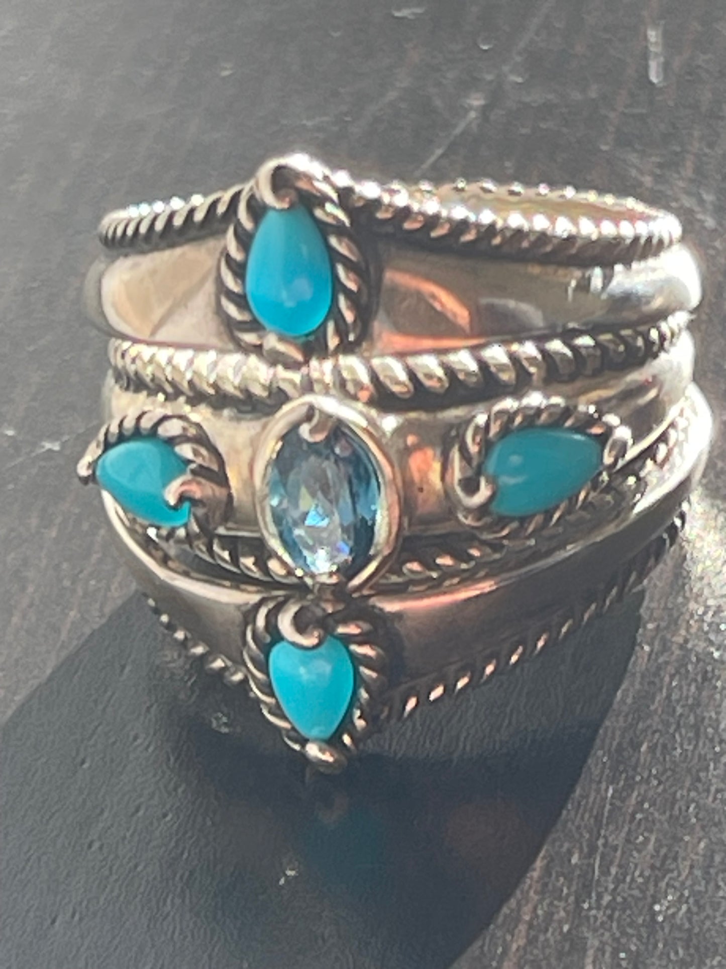 Sterling Silver Ring by Caroline Pollack