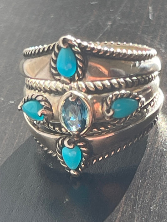 Sterling Silver Ring by Caroline Pollack