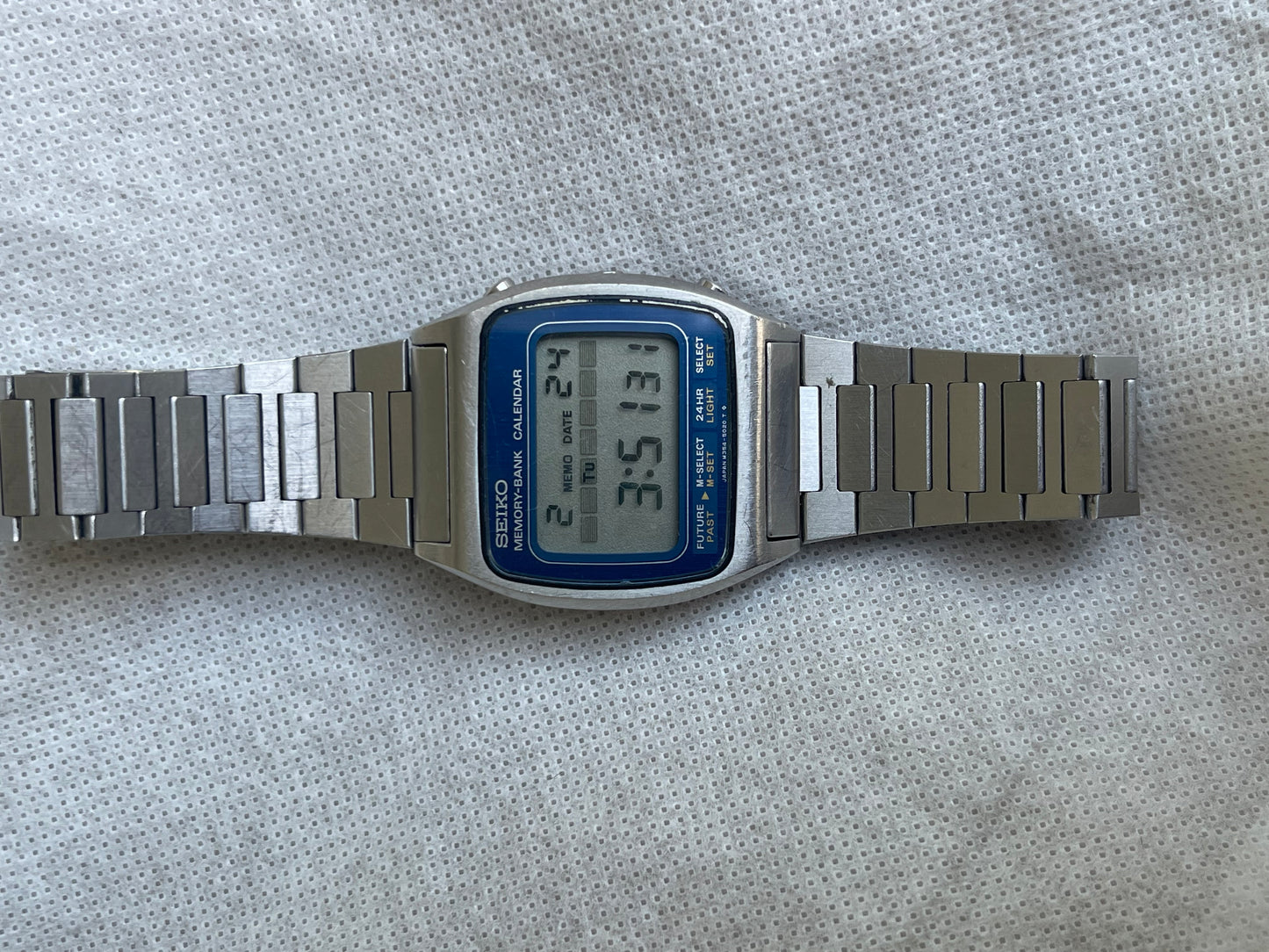 1978 Seiko M354-5020 James Bond Mens Watch Memory Bank