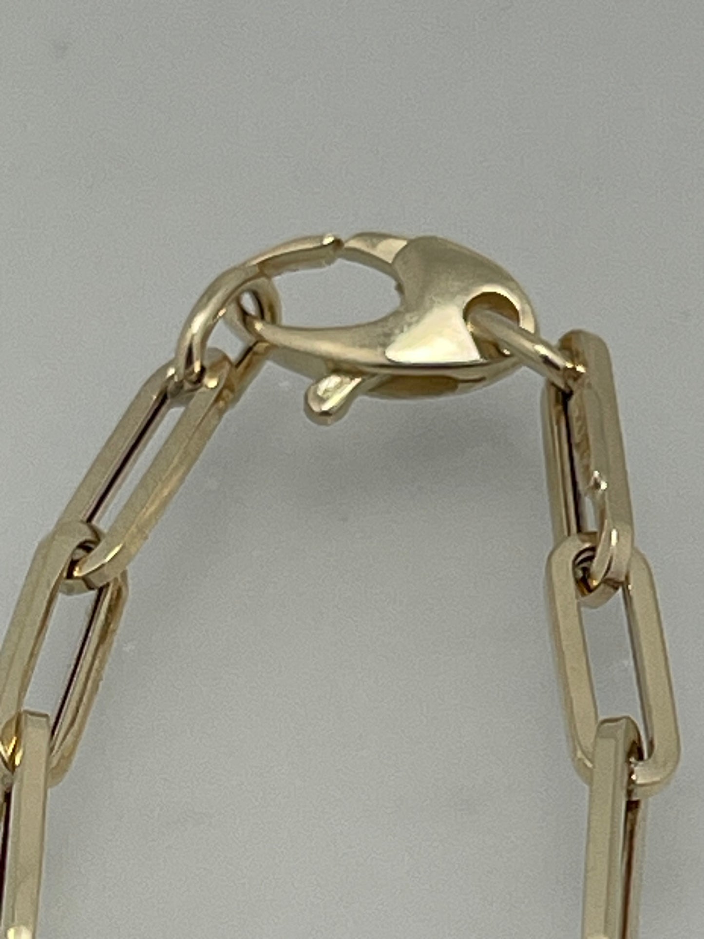 Paper clip bracelet 14k Gold