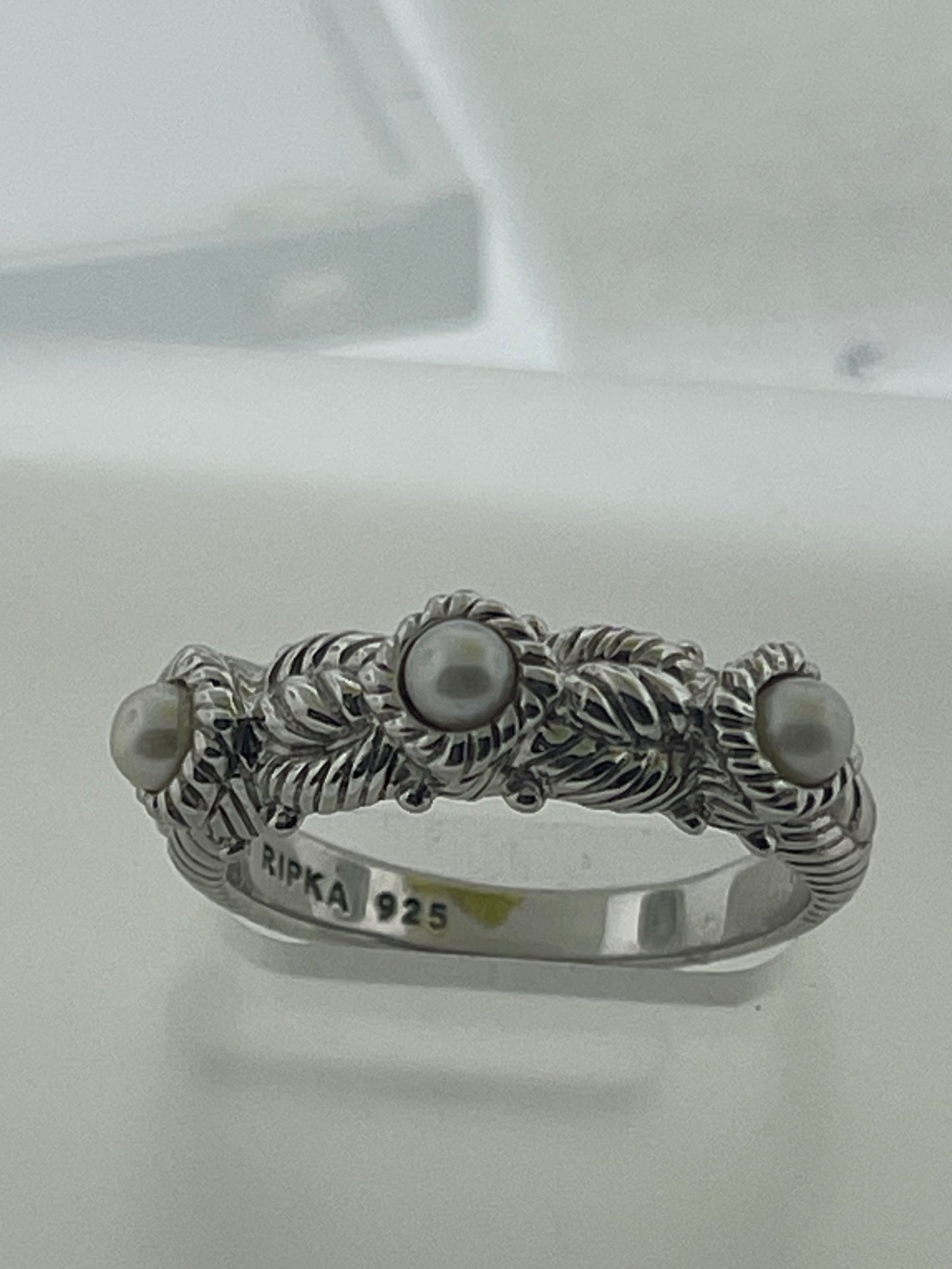 Judith Ripka pearl ring