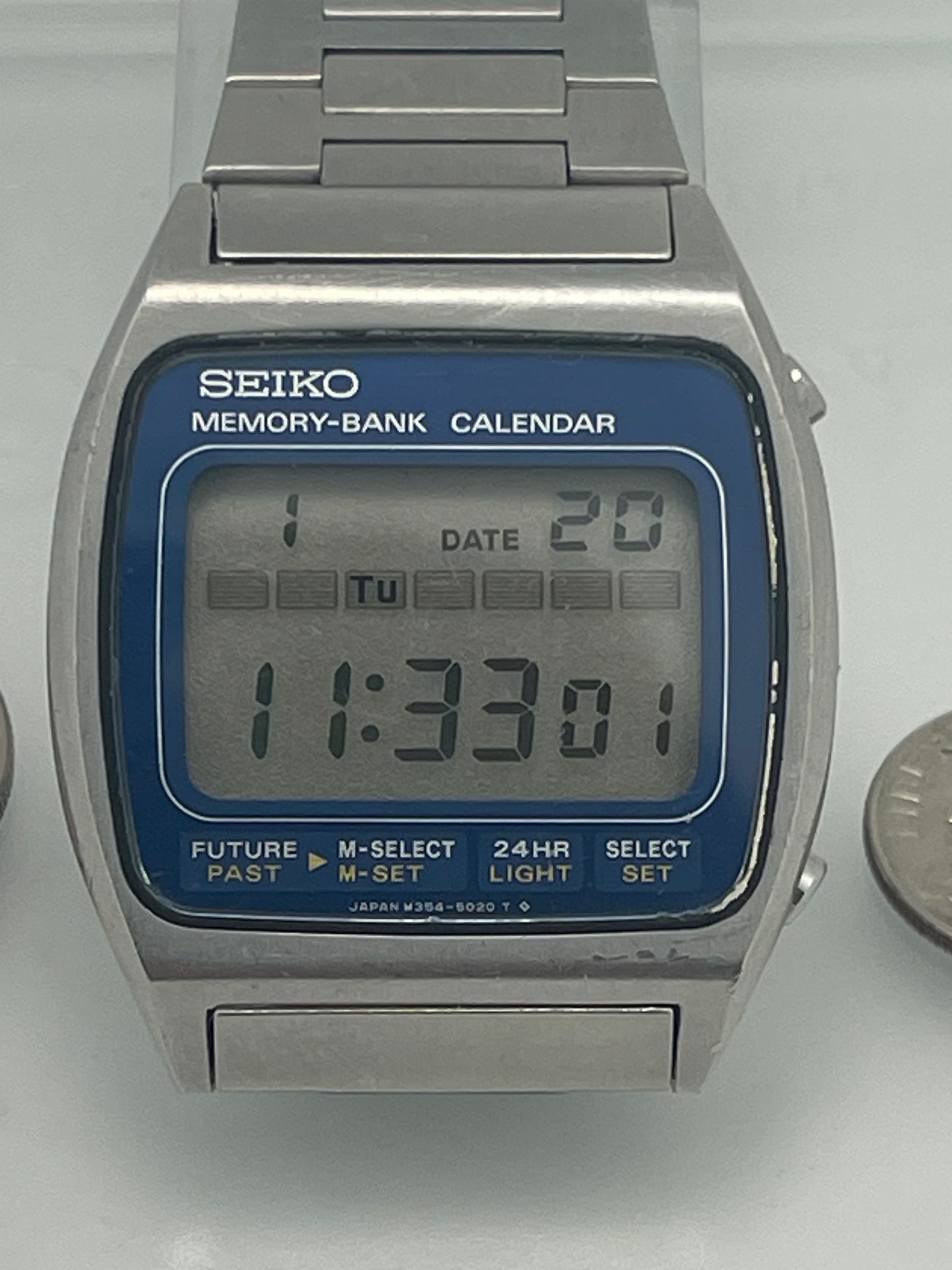1978 Seiko M354-5020 James Bond Mens Watch Memory Bank
