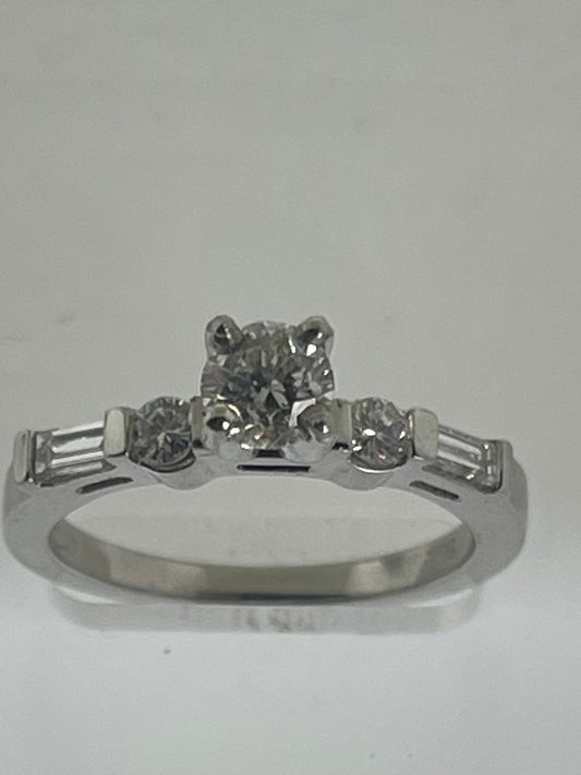 Platinum baguette diamonds