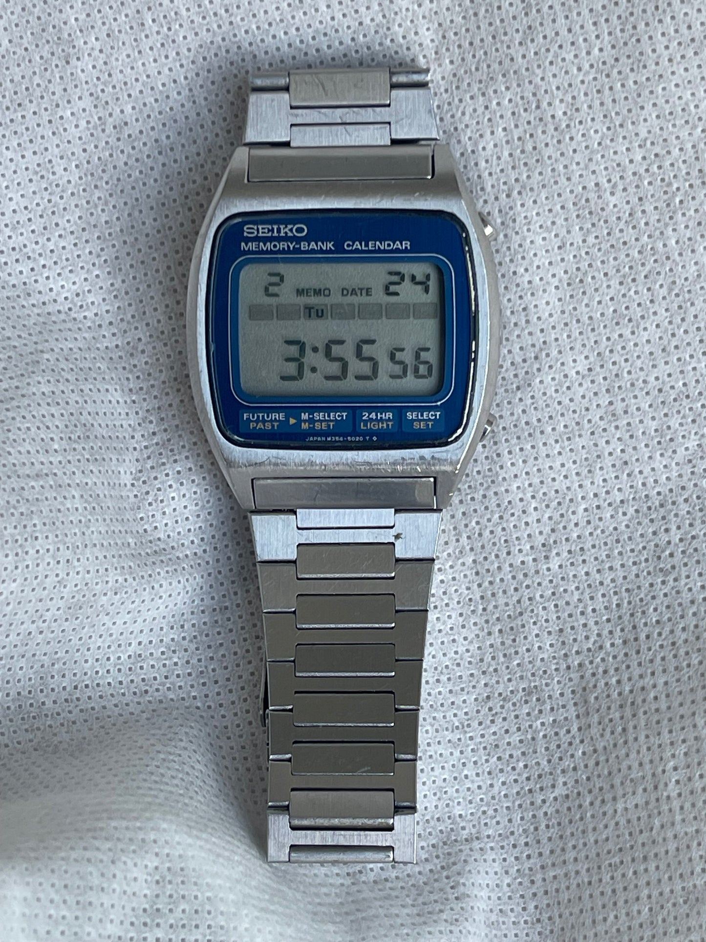 1978 Seiko M354-5020 James Bond Mens Watch Memory Bank