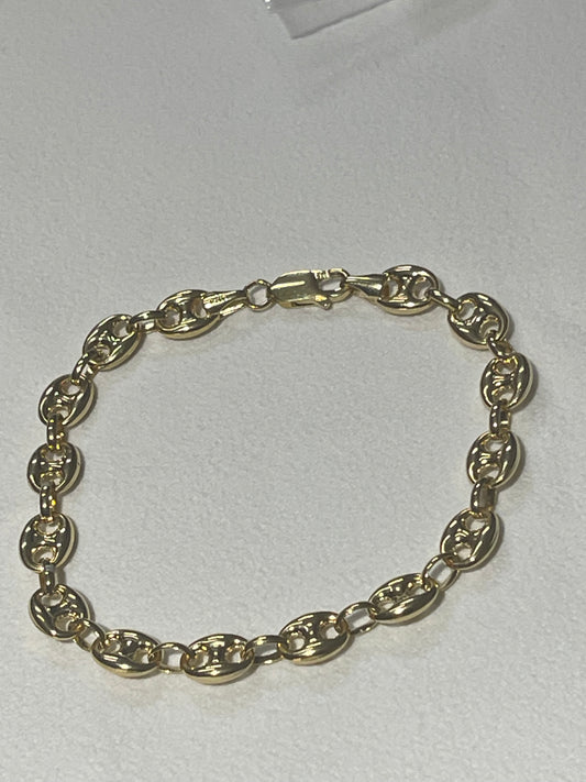 puffed mariner bracelet 14K Gold