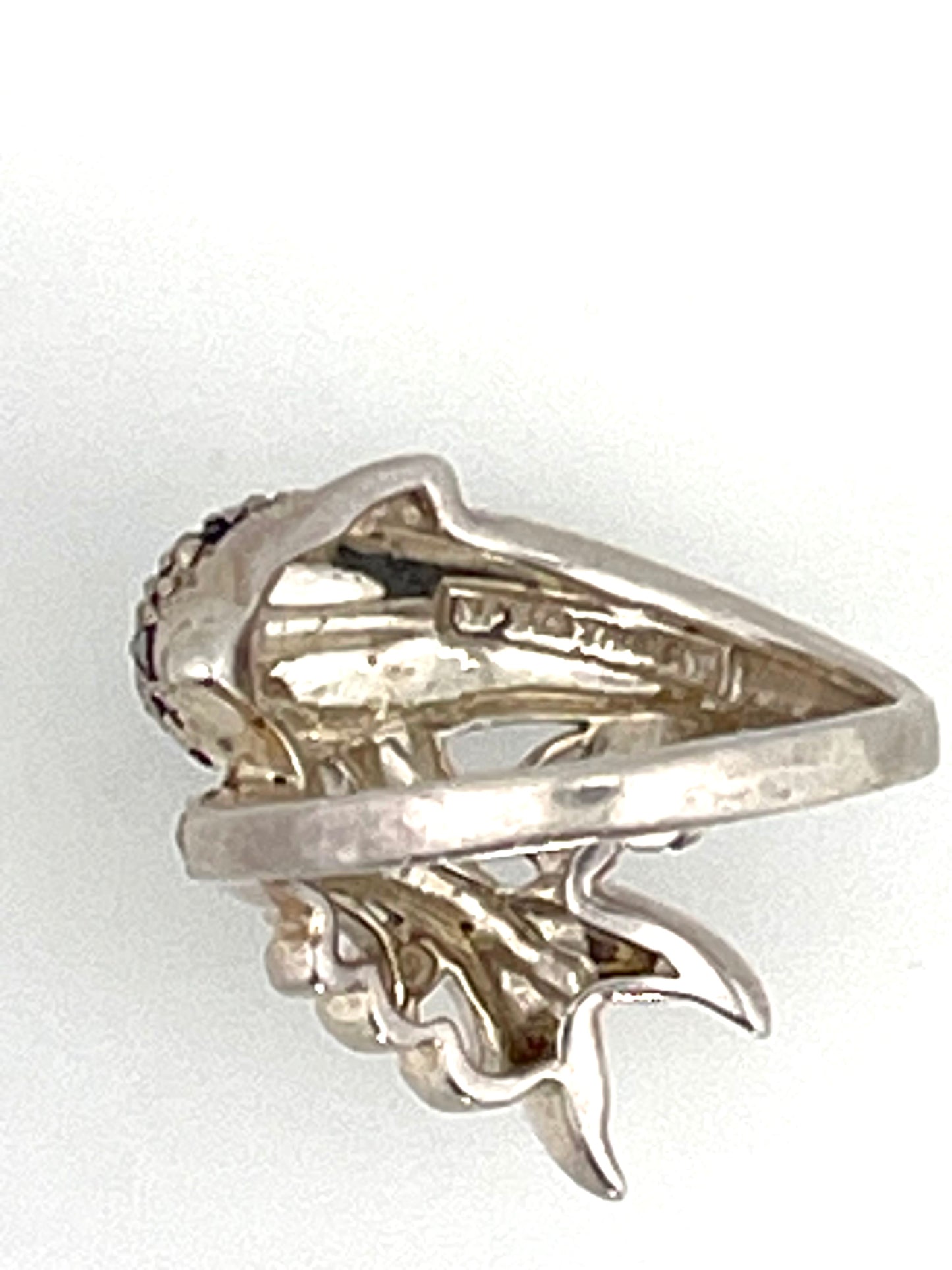 Dolphin sterling silver ring